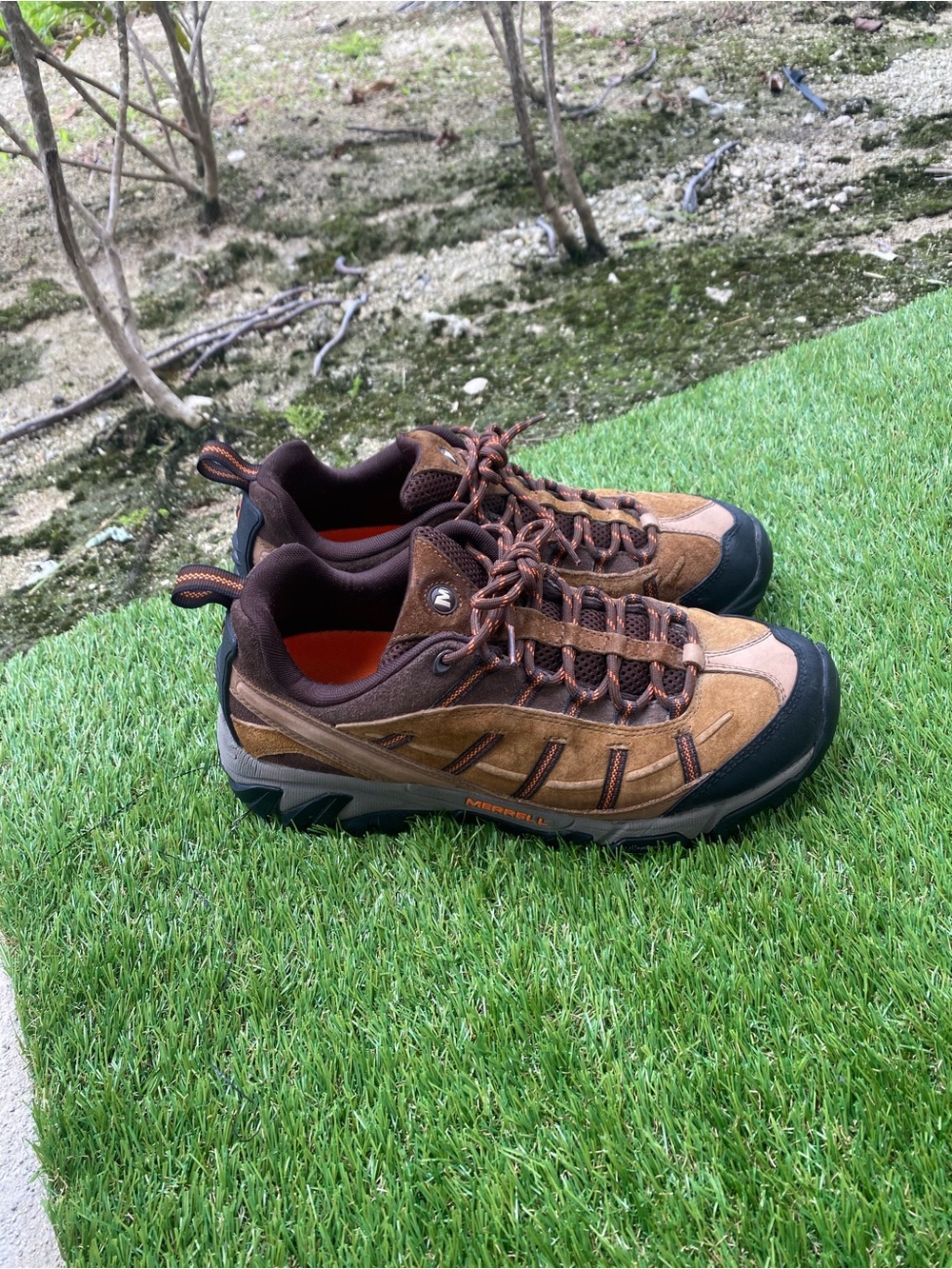 Merrell Brown and Black Trail Hiking Boots